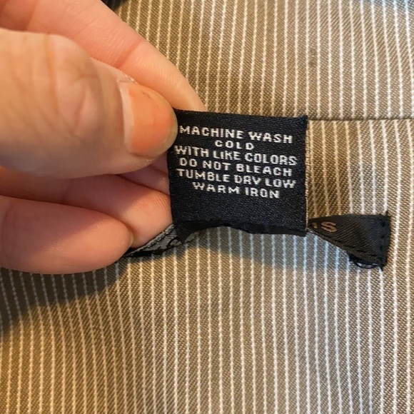 Robert Louis Fitted Stripped Vest W/Hidden Buttons - Picture 3 of 11